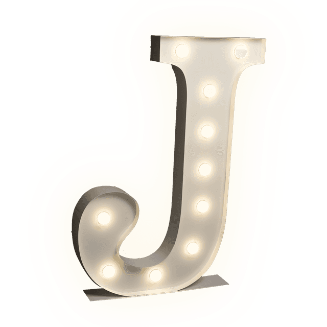 Žárovkové písmeno J