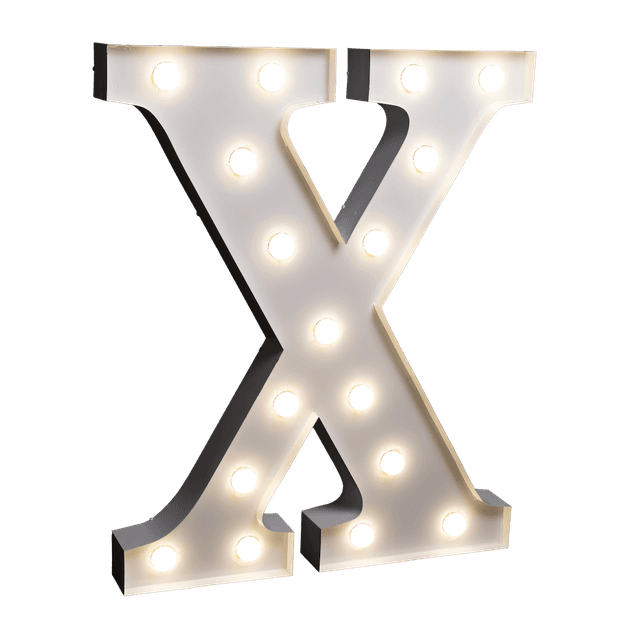 Žárovkové písmeno X
