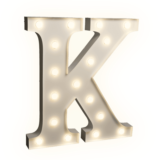 Žárovkové písmeno K