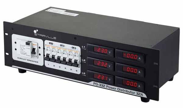 Power distributor 400V32A/6x230V16A