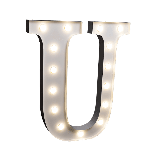 Žárovkové písmeno U